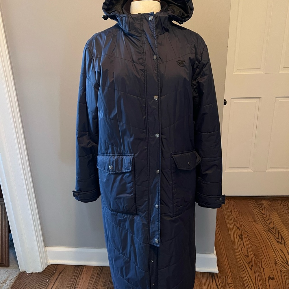 Women's Navy Equestrian Coat